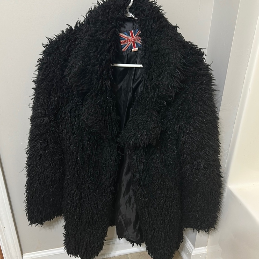 Black Faux Fur Jacket